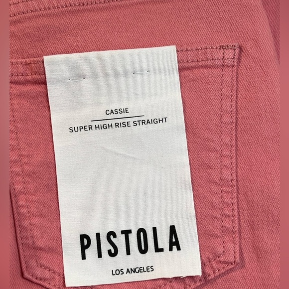 Pistola Cassie Super High Rise Straight jeans in Nectar color, Size 26, … - Picture 2 of 12